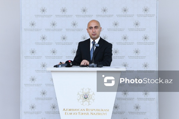 Elm və Təhsil Nazirliyinin yeni tədris ilinə dair keçirilən mətbuat konfransı