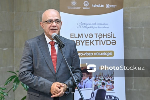 Elçin Mirzəbəyli - “Elm və təhsil obyektivdə" foto-video müsabiqəsinin mükafatlandırma mərasimində