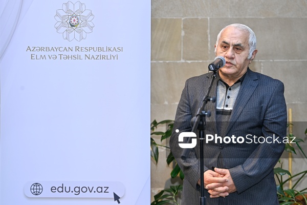 Rafiq Bağırov - “Elm və təhsil obyektivdə" foto-video müsabiqəsinin mükafatlandırma mərasimində