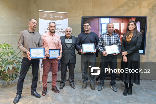 “Elm və təhsil obyektivdə" foto-video müsabiqəsinin mükafatlandırma mərasimi