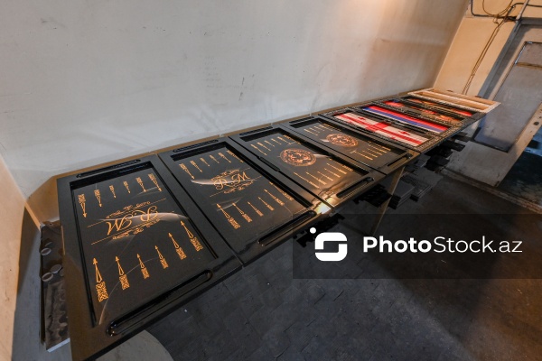 Ağac materiallarından müxtəlif əl işlərinin hazırlandığı emalatxana