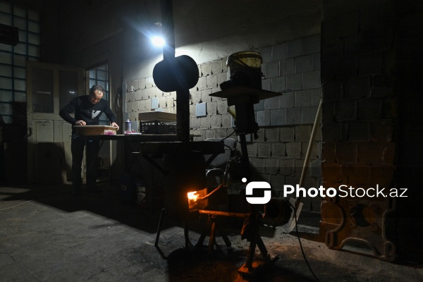 Ağac materiallarından müxtəlif əl işlərinin hazırlandığı emalatxana