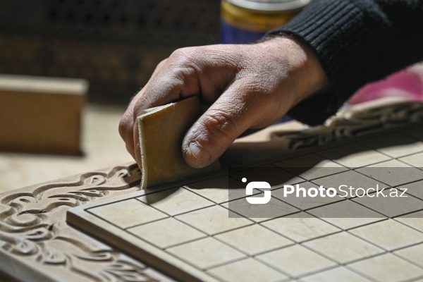 Ağac materiallarından müxtəlif əl işlərinin hazırlandığı emalatxana