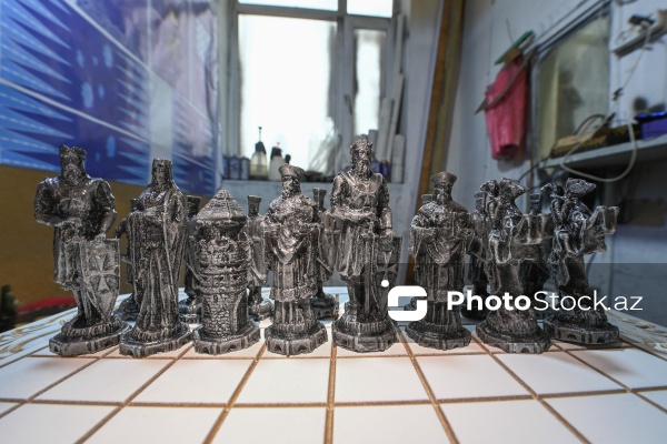 Ağac materiallarından müxtəlif əl işlərinin hazırlandığı emalatxana