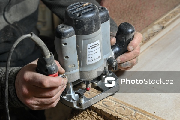 Ağac materiallarından müxtəlif əl işlərinin hazırlandığı emalatxana