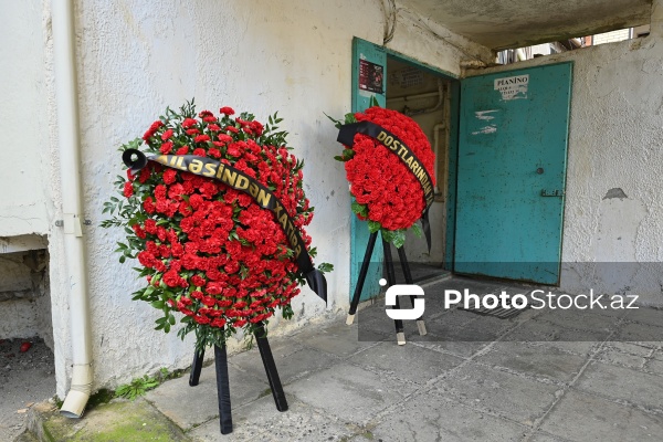 Əməkdar artist Vahid Əliyev ilə vida mərasimi