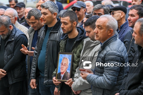 Əməkdar artist Vahid Əliyev ilə vida mərasimi