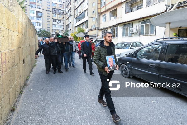 Əməkdar artist Vahid Əliyev ilə vida mərasimi