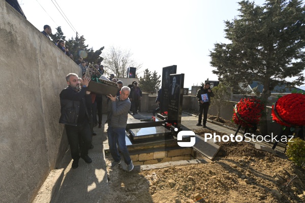 Əməkdar artist Vahid Əliyevin dəfn mərasimi