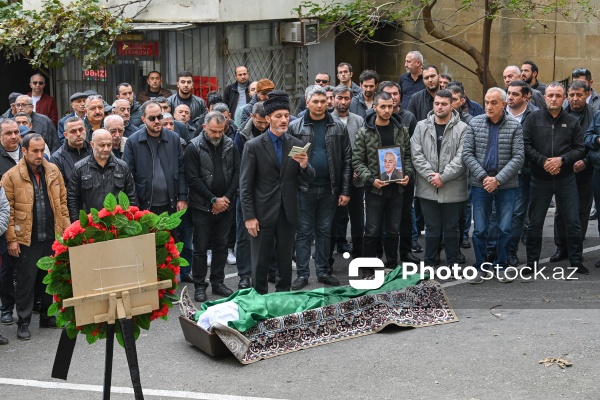 Əməkdar artist Vahid Əliyev ilə vida mərasimi