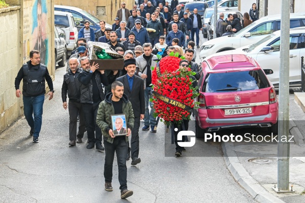 Əməkdar artist Vahid Əliyev ilə vida mərasimi
