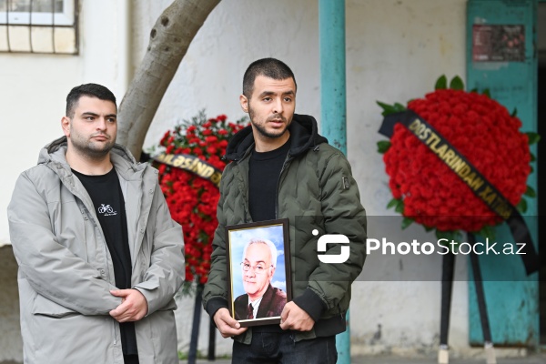 Əməkdar artist Vahid Əliyev ilə vida mərasimi