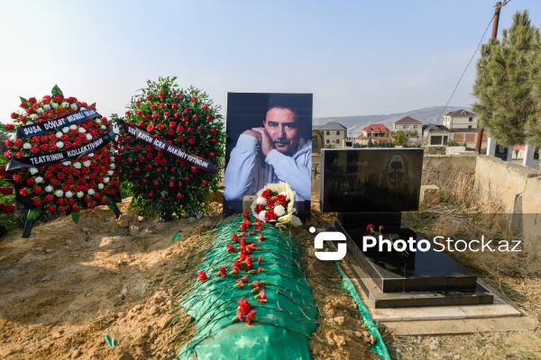 Əməkdar artist Yadigar Muradovun dəfn mərasimi