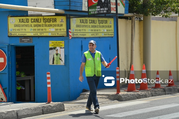 Əmircan qəsəbəsində “Canlı işıqfor” kimi tanınan Xalid Musayev