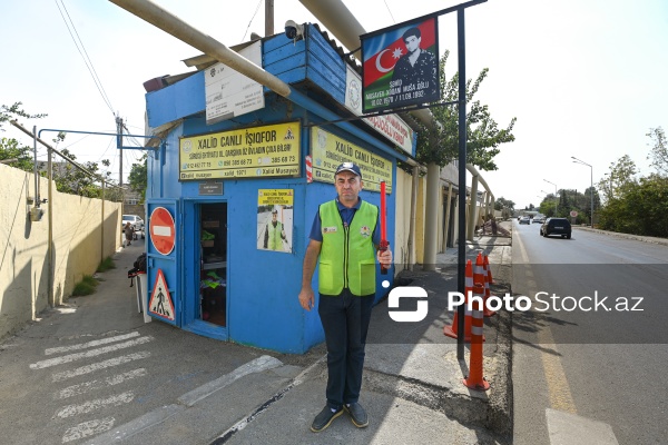 Əmircan qəsəbəsində “Canlı işıqfor” kimi tanınan Xalid Musayev