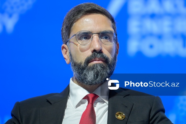 Rövşən Nəcəf - "Enerji transformasiyası və gələcək strategiyaları mövzusunda liderlərin mövqeyi" adlı paneldə