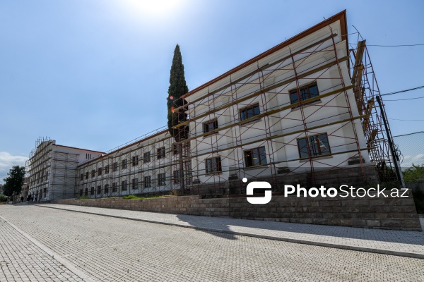 Əsaslı təmir və bərpa işlərinin aparıldığı Qarabağ Universiteti