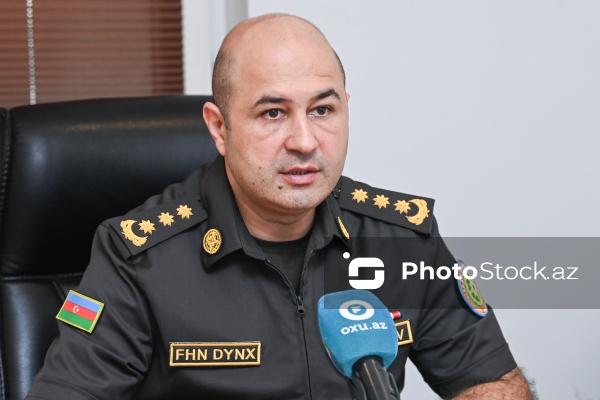 FHN-in Dövlət Yanğından Mühafizə Xidmətinin rəis müavini Cəmil Xudiyev