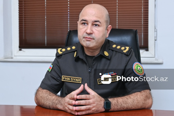 FHN-in Dövlət Yanğından Mühafizə Xidmətinin rəis müavini Cəmil Xudiyev