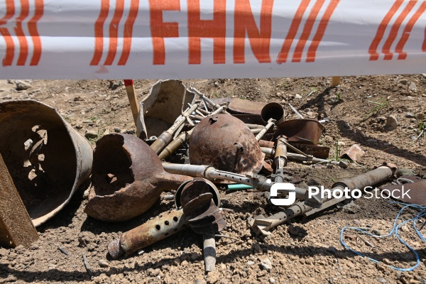 FHN-nin Ağdamda təşkil etdiyi minaların aşkarlanması tədbiri