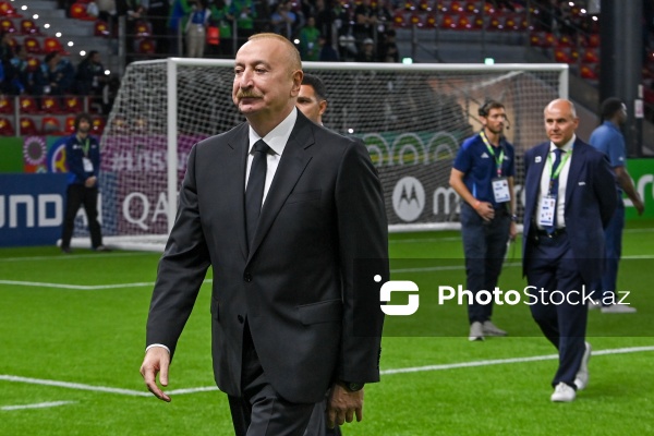 Prezident İlham Əliyev FIFA U-15 Dünya çempionatı və festivalının mükafatlandırma mərasimində