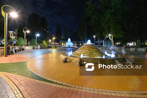 Paytaxt Bakının gözoxşayan fontanları