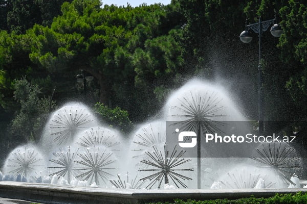 Paytaxt Bakının gözoxşayan fontanları