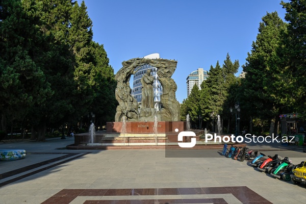 Paytaxt Bakının gözoxşayan fontanları