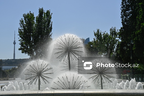 Paytaxt Bakının gözoxşayan fontanları