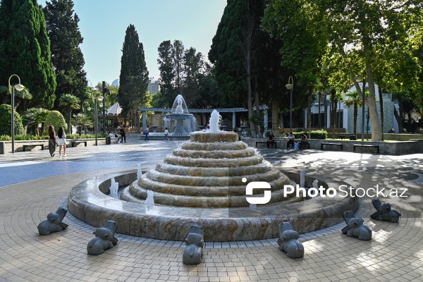 Paytaxt Bakının gözoxşayan fontanları