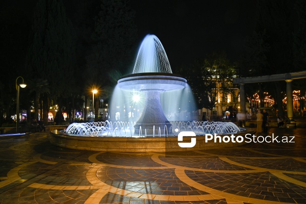 Paytaxt Bakının gözoxşayan fontanları