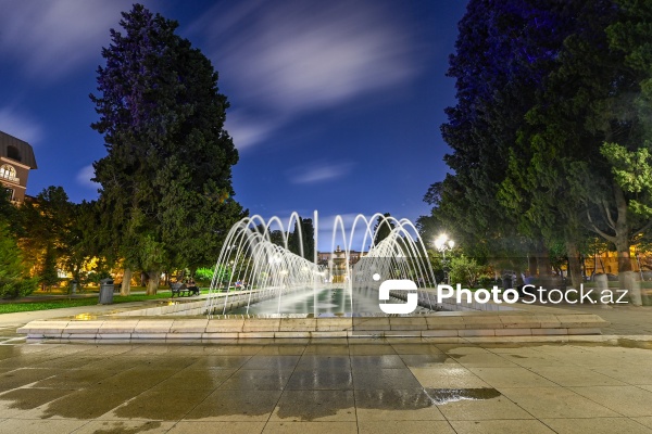 Paytaxt Bakının gözoxşayan fontanları