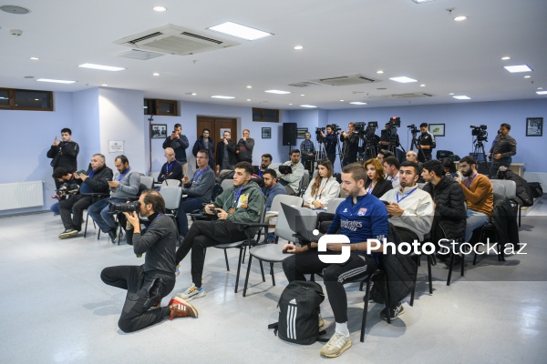 "Lion" futbol klubunun "Qarabağ"la baş tutacaq oyundan öncəki mətbuat konfransı