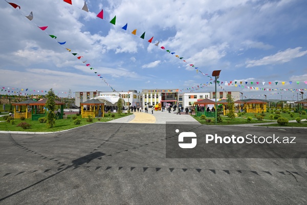 Füzuli şəhərində aparılmış bərpa işləri ilə bağlı keçirilən təqdimat