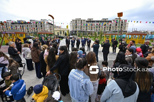 Füzuli şəhərində aparılmış bərpa işləri ilə bağlı keçirilən təqdimat