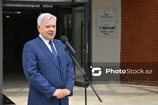 Vahid Ələkbərov - Füzuli şəhərində aparılmış bərpa işləri ilə bağlı keçirilən təqdimatda