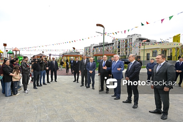 Füzuli şəhərində aparılmış bərpa işləri ilə bağlı keçirilən təqdimat