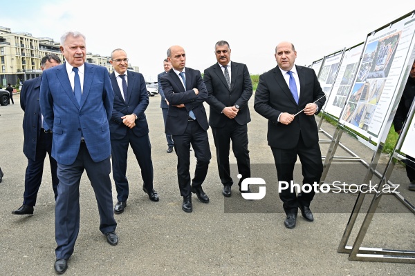 Füzuli şəhərində aparılmış bərpa işləri ilə bağlı keçirilən təqdimat