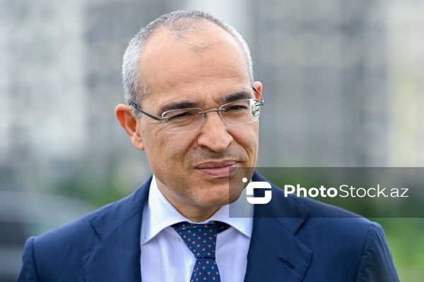 Mikayıl Cabbarov - Füzuli şəhərində aparılmış bərpa işləri ilə bağlı keçirilən təqdimatda