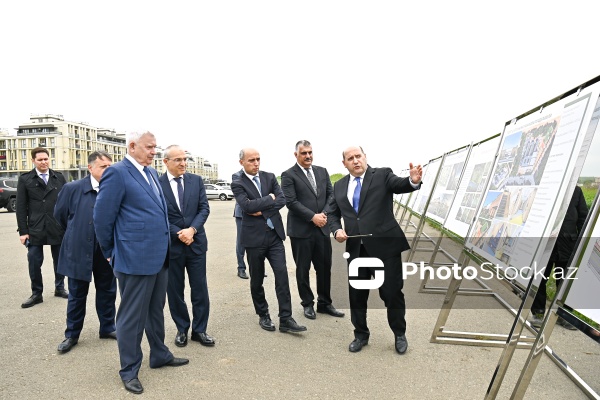 Füzuli şəhərində aparılmış bərpa işləri ilə bağlı keçirilən təqdimat