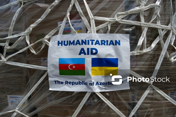 Rusiya-Ukrayna müharibəsi dövründə Azərbaycandan Ukraynaya göndərilən humanitar yardım