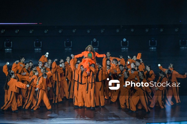 Gəncə stadionunda keçirilən III MDB Oyunlarının bağlanış mərasimi