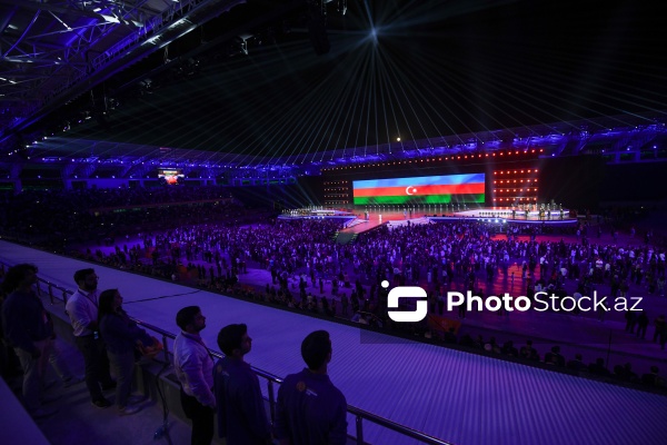 Gəncə stadionunda keçirilən III MDB Oyunlarının bağlanış mərasimi