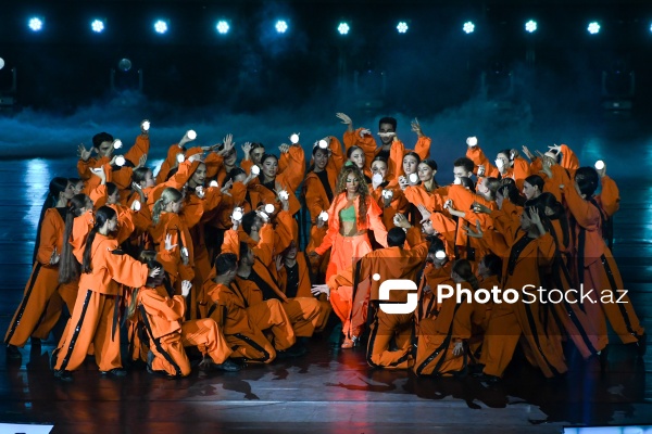 Gəncə stadionunda keçirilən III MDB Oyunlarının bağlanış mərasimi