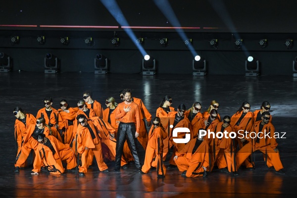 Gəncə stadionunda keçirilən III MDB Oyunlarının bağlanış mərasimi