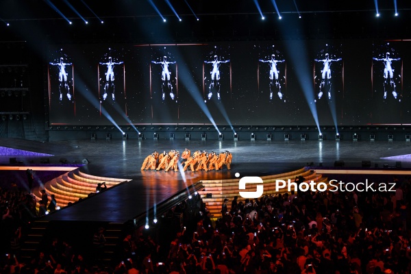 Gəncə stadionunda keçirilən III MDB Oyunlarının bağlanış mərasimi