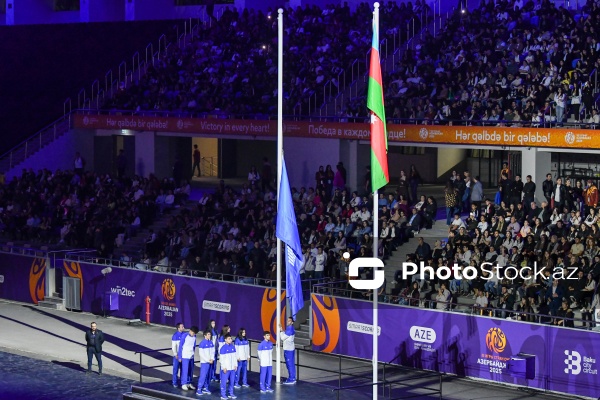 Gəncə stadionunda keçirilən III MDB Oyunlarının bağlanış mərasimi