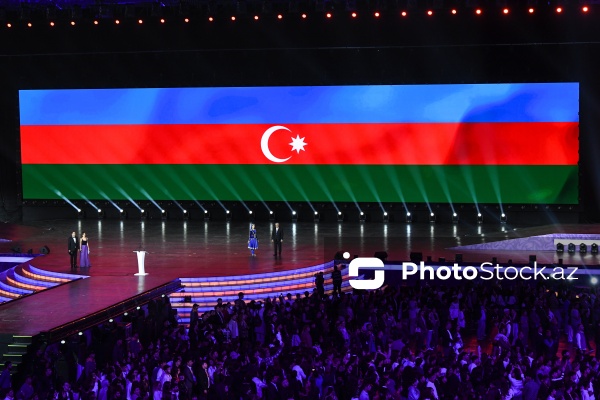 Gəncə stadionunda keçirilən III MDB Oyunlarının bağlanış mərasimi