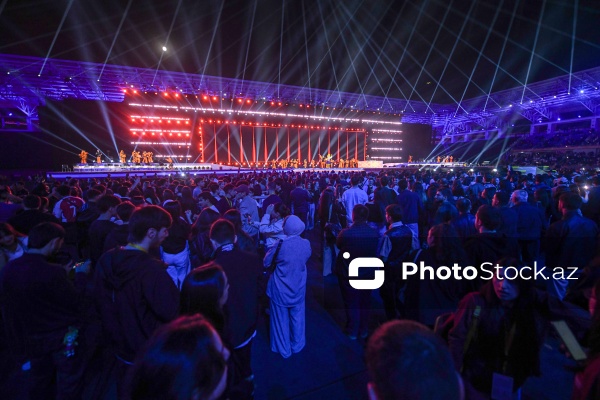 Gəncə stadionunda keçirilən III MDB Oyunlarının bağlanış mərasimi