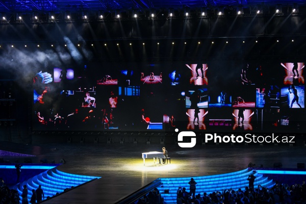 Gəncə stadionunda keçirilən III MDB Oyunlarının bağlanış mərasimi